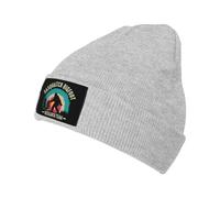 Ski Hat Sasquatch Bigfoot Research Team Beanie Cap Elastic Size Sports Beanie Hat Warm Running Hat for Climbing, Teenagers, Adults