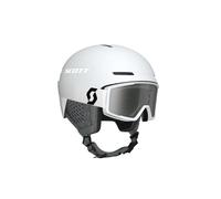 Ski helmet and goggle pack Scott Combo Helmet Track + Goggle Factor Pro (Mineral White)