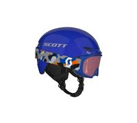 Ski helmet and goggle pack Scott Keeper 2+Goggle Witty (Blue/Grey) Junior