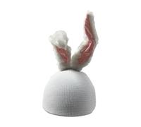 Ski Helmet Cover Knitted Cap Protector for Women Men Cute Washable Warm Helmets Accessories Ski Helmet Decoration, White