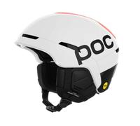 Ski helmet POC Obex Connect By Harman-Kardon (Hydrogen White/Fluorescent Orange AVIP)