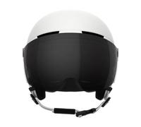 POC - Ski helmet with integrated visor/peak - Obex Visor Hydrogen White/Clarity Universal/Sunny/Grey for Women - Size 51-54 cm White 51-54 cm