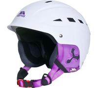 Ski Helmet Trespass Davenport L/XL 56-62cm White Adjustable Snowboard CE Certifi