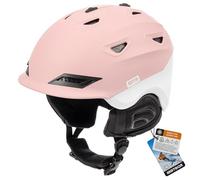 Ski Helmet with Earmuffs for Skiing and Snowboarding Professional Adjustable Ski Safety Snow Crash Ski Accessories Men Womens Kids Boys Girls