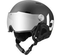 bollé - MIGHT VISOR | Ski Helmet | Black | Large | High Resistance ABS Protection | Optimal Ventilation | Comfort Foam | Removable Ear Pads | Anti-Fog & Anti-Scratch Treatment
