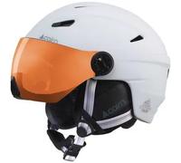 Ski helmet with visor Cairn Electron S3 Blanc 57/58 cm