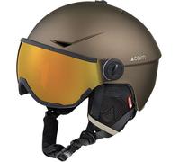 Ski helmet with visor Cairn RISE II PHOTOCHROMIC (MAT BRONZE) Cat 1-3
