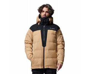 Ski Jacket Columbia Glacier Ridge Down Jacket (Canoe/Black) Men