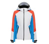 Ski Jacket Dermizax®EV Woman Dainese SPEED DEMON LAB White/Coral/Blue