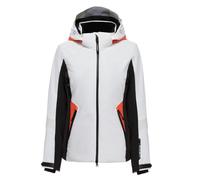 Ski Jacket Dermizax®EV Woman Dainese SPEED DEMON LAB White/Stretch Limo/Coral