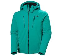 Helly Hansen Alpha 4.0 Hooded Jacket Ski Free Turquoise Blue - S