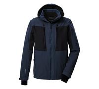 Killtec KSW 47 MN Men's Ski Jacket with Zip-Off Hood and Snow Guard Dark Blue M 43436-000