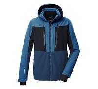 killtec KSW 48 MN Men's Ski Jacket/Functional Jacket with Zip-Off Hood and Snow Guard Medium Blue XXL 43437-000