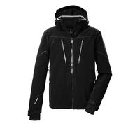 Killtec KSW 50 MN Men's Ski Jacket with Zip-Off Hood, Snow Guard and Underarm Ventilation, Black, XXL, 43441-000