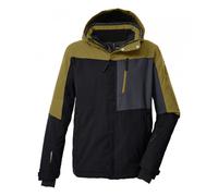 Killtec KSW 52 MN Ski Jacket Men's Functional Jacket with Zip-Off Hood and Snow Guard Black Blue XXL 43440-000