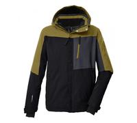 Killtec KSW 52 MN Men's Ski Jacket with Zip-Off Hood and Snow Guard Black Blue M 43440-000