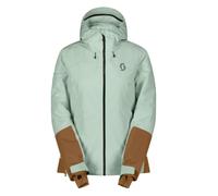 Ski jacket Scott SCO Jacket W's Ultimate Dryo Tech (fresh green/bread brown) Woman