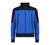 CMP - Men's jacket with fixed hood in softshell coupled, Sapphire, 50