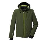 Killtec KSW 24 MN Ski Jacket Men's Outdoor Jacket with Zip-Off Hood and Snow Guard Forest Green 3XL 43429-000
