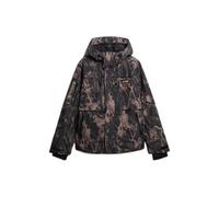 Superdry - Hooded Ski Shell Jacket M's Woodgrain Print - L - Ski Jacket