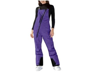 Ski Jacket Womens Plus Size Ski Pants Womens Waterproof Thermal Windproof Snow Trousers Thermal Pocket Detachable Braces Jumpsuits Gifts Overalls Snowboard Insulated Essentials Jackets for Women Uk