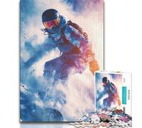 Ski JigsawPuzzle 1000 Pieces for Adults,Toys Educational Games Stress Relieving Suitable for Desktop Decoration (75x50cm)