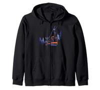 Ski Lift Retro Zip Hoodie