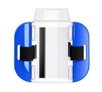 Ski Lift Ticket Holder - Transparent Organizer Pouch - Ticket Holder Armband with Adjustable Elastic Strap and Buckle for Skiing, Mountaineering, Rafting for Women E
