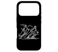 Ski Line Art Snowsports Fan Case for iPhone 17 Pro