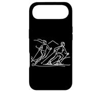 Ski Line Art Snowsports Fan Case for iPhone Air