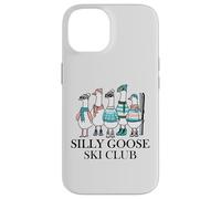 Ski Lover, Silly Goose Ski Club, A Gaggle of Geese Go Skiing Case for iPhone 14