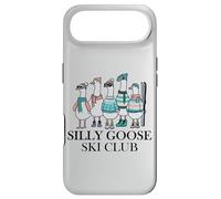 Ski Lover, Silly Goose Ski Club, A Gaggle of Geese Go Skiing Case for iPhone Air