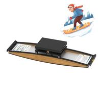 ski machine, Adjustable Resistance 0-100KG, Indoor Ski Exercise Equipment, Strength And Balance Training Tool, 130x33x25 cm