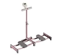 Ski Machine Collapsible Leg Magic, Machine Leg Stretcher Split Exercise Machine Pelvic Floor Trainer Workout Equipment Non-slip For At Home Gym Hip Shaper Fitness(Size:C-Counting model,Color:Pink)