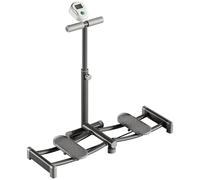 Ski Machine Counting Simulated Ski Exercise Machine Foldable Thigh Workout Equipment with Non-slip Pedal Hip Shaper Trainer Thigh Workout Equipment for Home Fitness