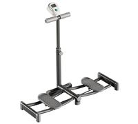 Ski Machine Counting Simulated Ski Exercise Machine Foldable Thigh Workout Equipment with Non-slip Pedal Hip Shaper Trainer Thigh Workout Equipment for Home Fitness