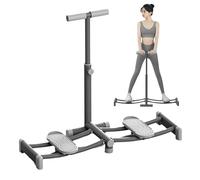 Ski Machine Simulated Ski Trainer With Non-Slip Pedal Adjustable Armrests Leg Pelvic Floor Muscle Workout Leg Toning Cardio Leg Machine Stretcher Split For Home Gym(Size:B-Liftable,Color:Gray)