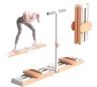ski machine， Ski Exercise Machine, Skiing Simulator Trainer, Removable Armrests, Multifunction Cardio , for Indoor Beginner(Pink)