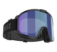 Bliz Rave Goggles black with mirrored lens Nano Optics blue