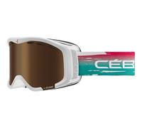 Ski Mask Cébé Cheeky (White Sunrise Dark Pink Gold Cat.3) Child