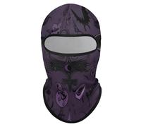 Ski Mask Cover Balaclava Full Face Mask Winter Face Cover Purple Black Goth Spooky Cooling Neck Gaiter UV Protection for Men Women Outdoor Sports Motorcycle Riding, Style, One size