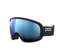 Poc Fovea Wide Fit Ski Goggles Black Partly Sunny Blue/CAT2