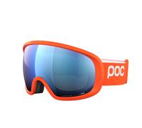 Poc Fovea Wide Fit Ski Goggles Orange Partly Sunny Blue/CAT2
