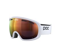 Poc Fovea Wide Fit Ski Goggles White Partly Sunny Orange/CAT2