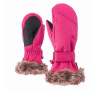 Ski mittens for girls Ziener Led Pink Size 7.5