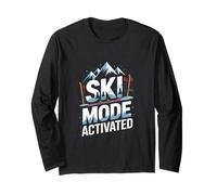 Ski Mode Activated Skiing Winter Mountain Trip Long Sleeve T-Shirt