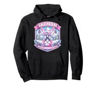 Ski Mom Official Slope Safety Officer Mother's Day Skier Mum Pullover Hoodie