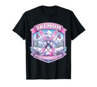 Ski Mom Official Slope Safety Officer Mother's Day Skier Mum T-Shirt