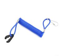Ski Outboard Stop Kill Key Floating Safety Lanyard Rope with Rotating Spring Hook, 1.6m Length, Compatible with, For Johnson & For Evinrude Marine Engines
