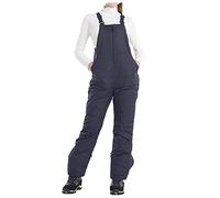Ski Overalls Womens - Women Dungarees Waterproof Insulated Winter Warm Snow Pants Waterproof Windproof Ski Bib Overalls Ski Trousers Womens Women'S Waterproof Suspenders And Overalls Snow Bib Pants